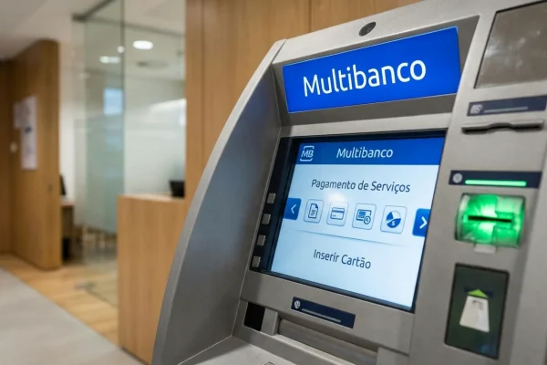 Terminal ATM Multibanco em Portugal para depósitos em casas de apostas